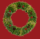 Mixed Wreath with Holly Berries
